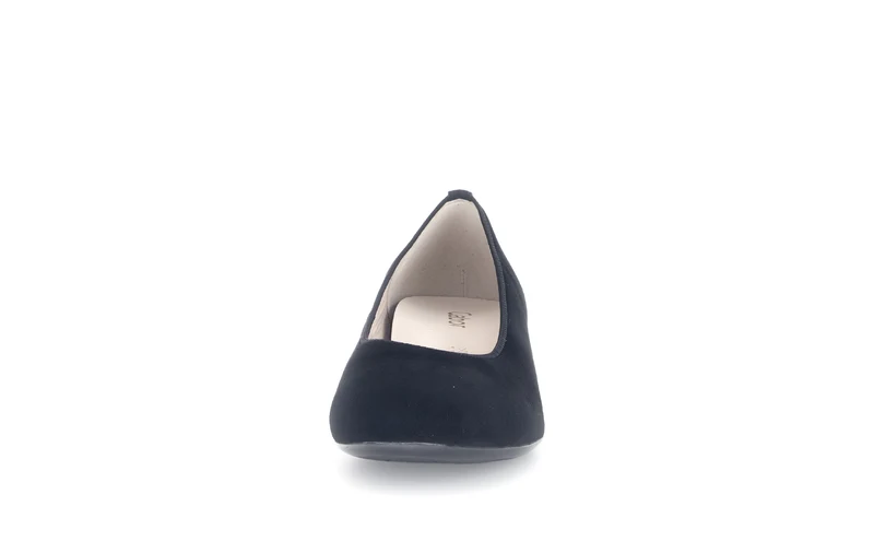 Escarpins noirs en cuir velours