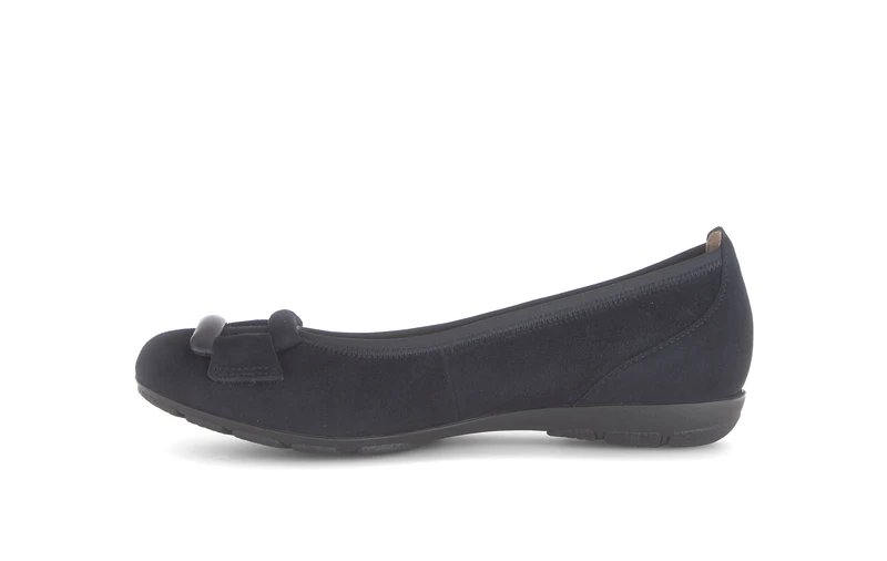 Ballerines bleues en nubuck