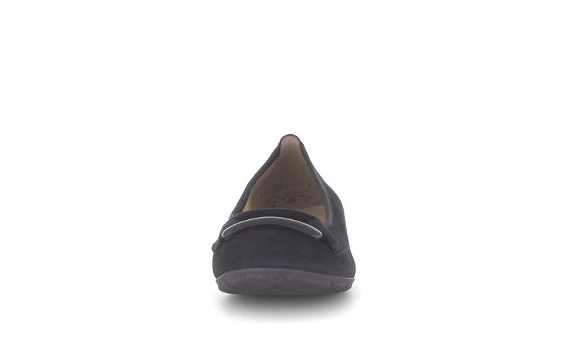 Ballerines bleues en nubuck