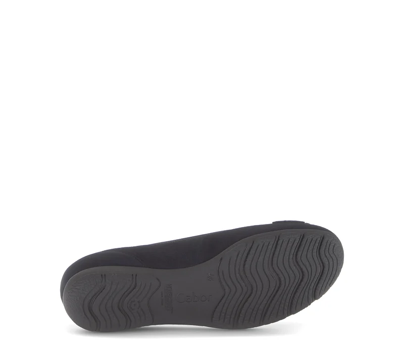 Ballerines bleues en nubuck