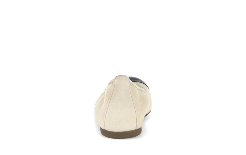 Ballerines beiges en velours