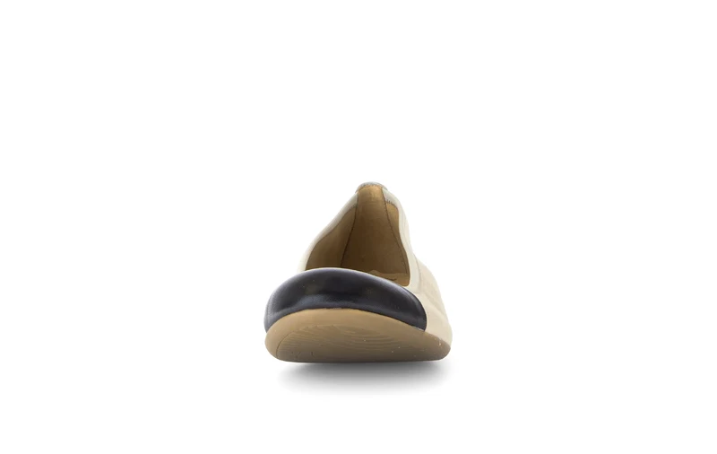 Ballerines beiges en velours