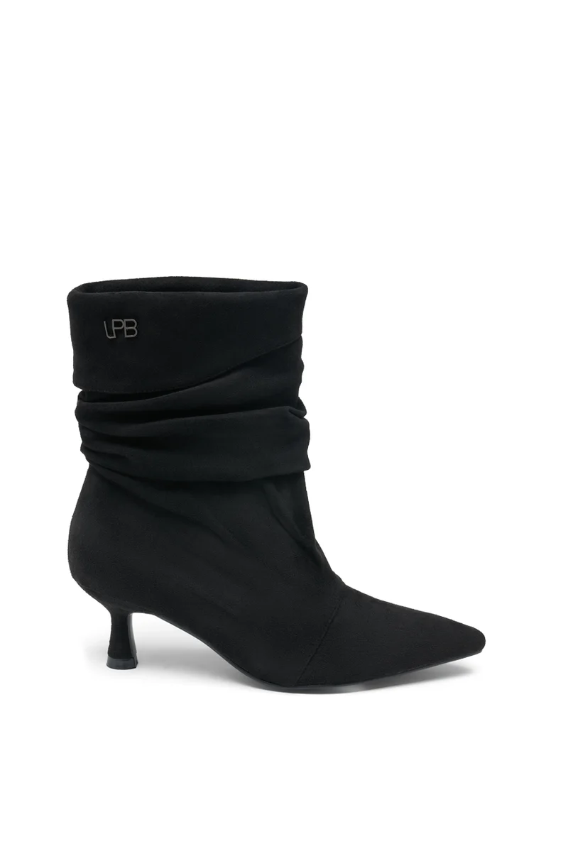 BOTTINES PAULIANA NOIR SUEDINE