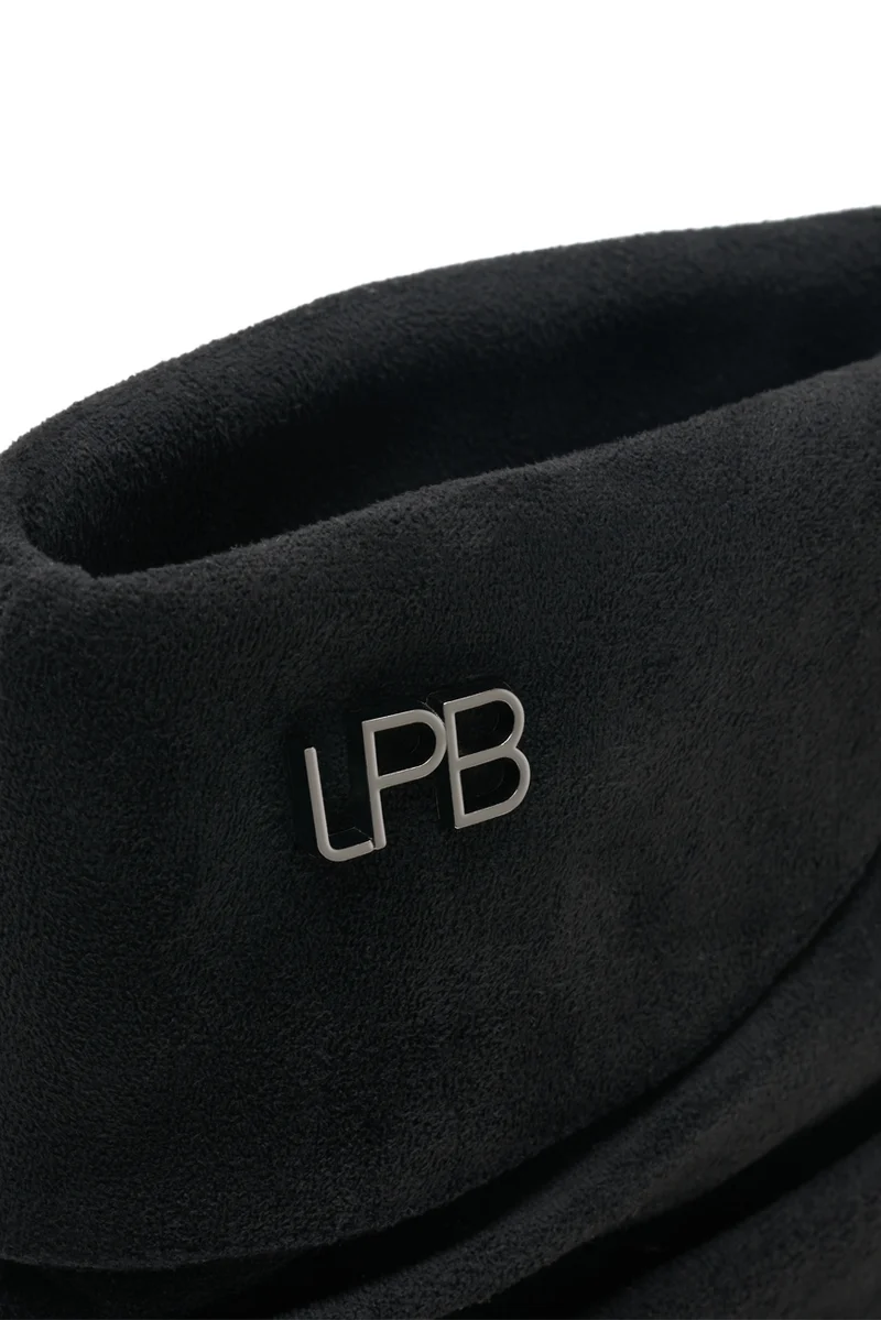 BOTTINES PAULIANA NOIR SUEDINE