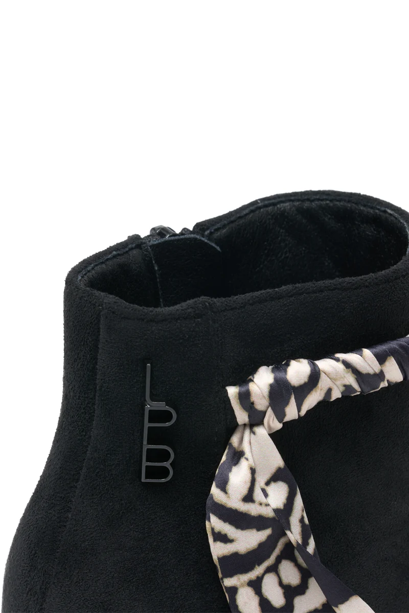 BOTTINES PHILIPINE NOIR SUEDINE