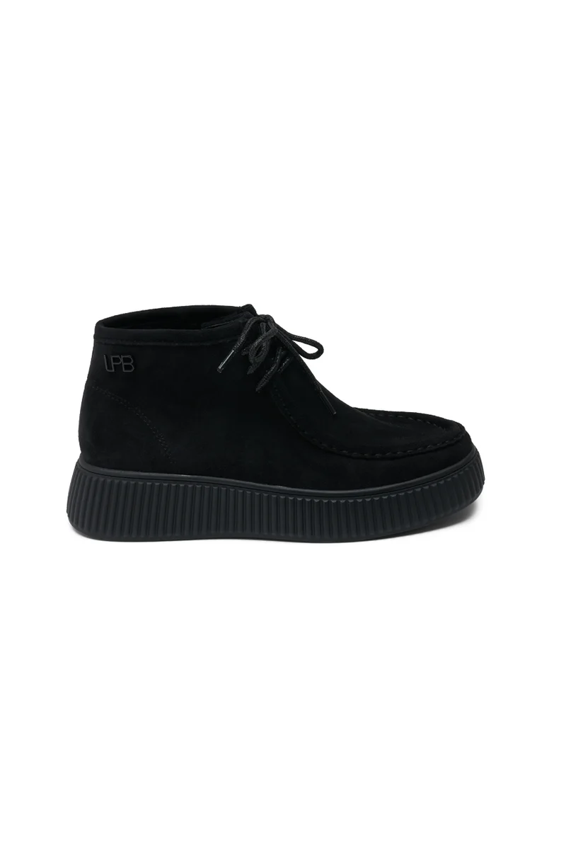 DERBIES PIPER NOIR SUEDINE