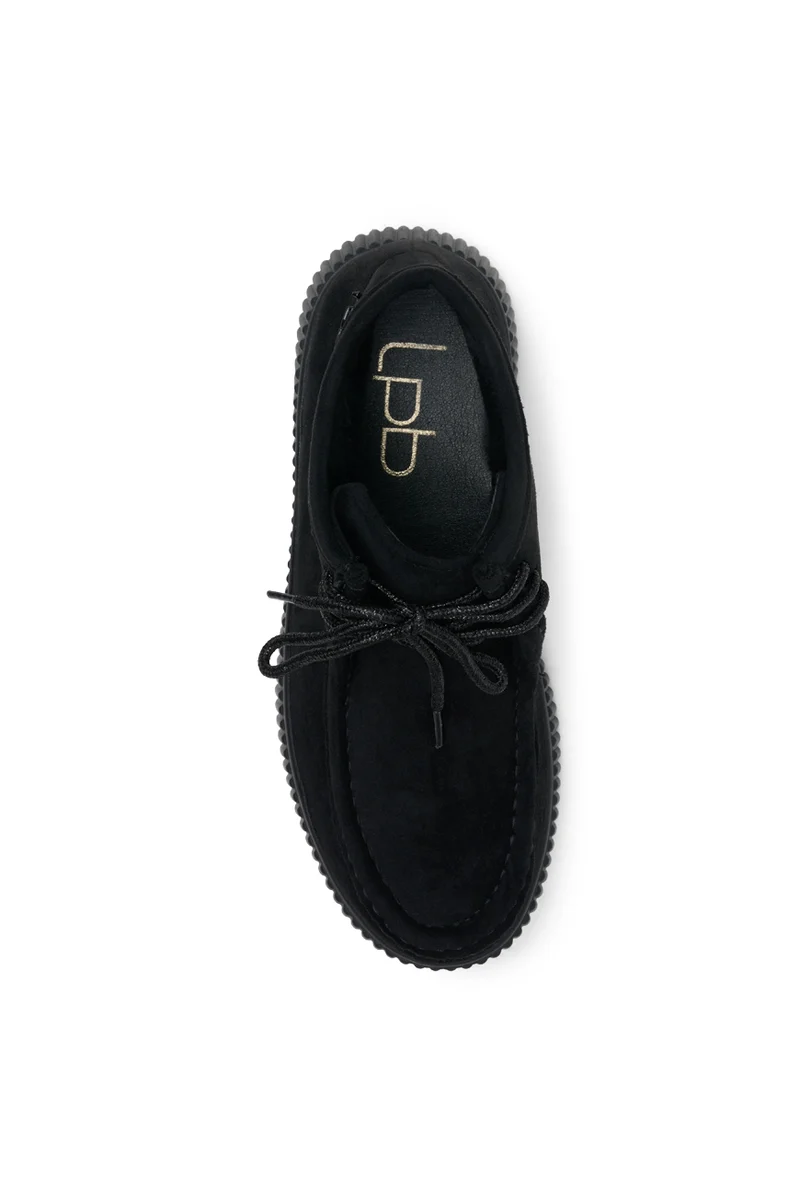 DERBIES PIPER NOIR SUEDINE