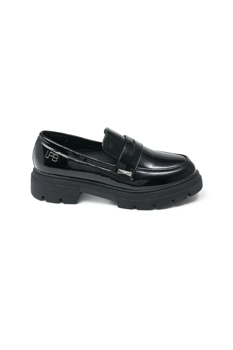 DERBIES POLLY NOIR NAPLACK