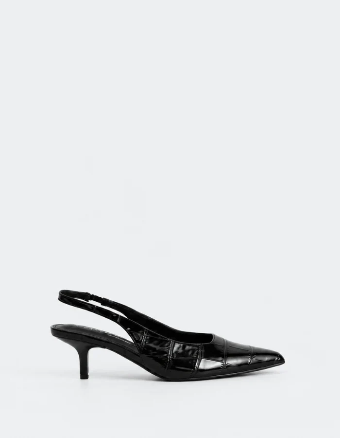 Rosie Black Croco