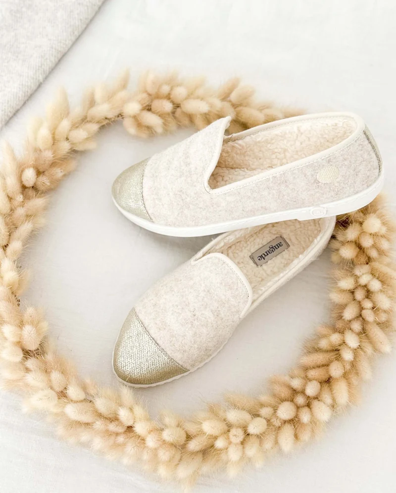 Chausson femme Bruson, collab' x l'arrangeuse