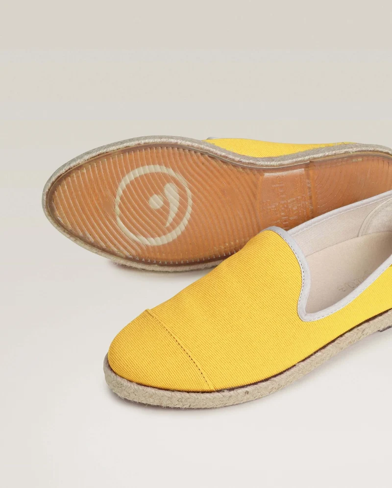 Espadrille homme Cenitz, coton jaune