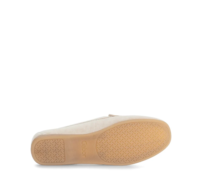 Mocassins beiges en velours