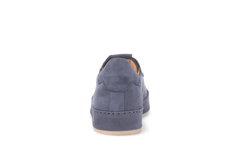 Baskets bleues en velours