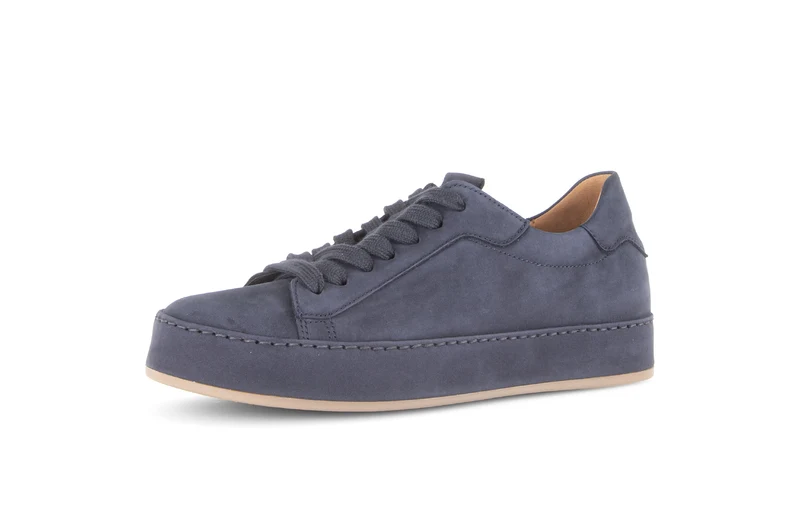 Baskets bleues en velours