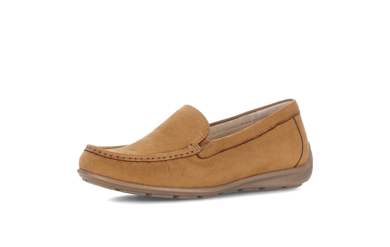 Mocassins marron en velours