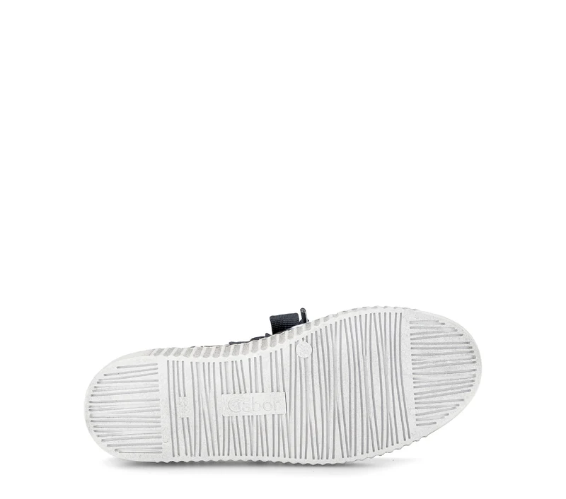 Baskets bleues en velours