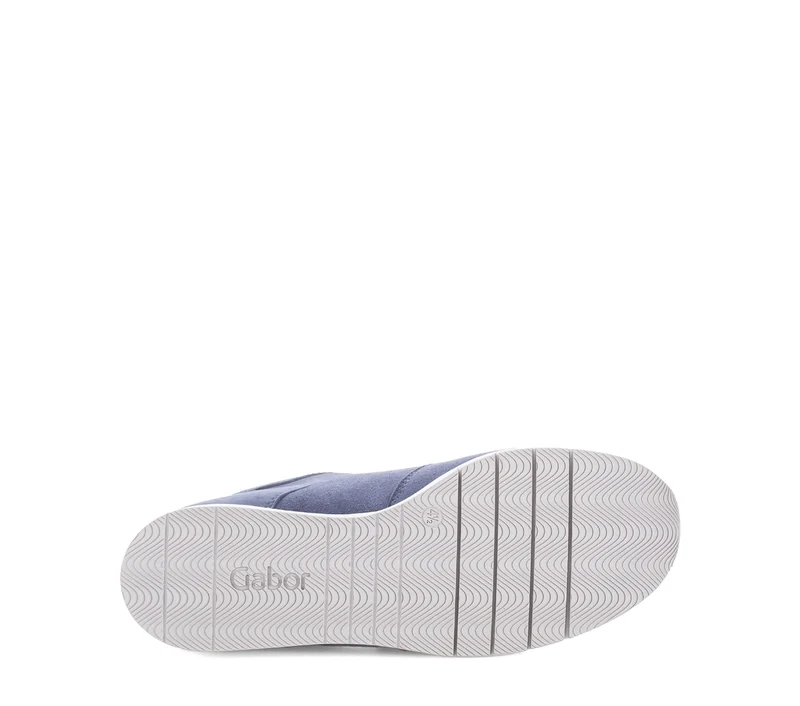 Baskets bleues en velours