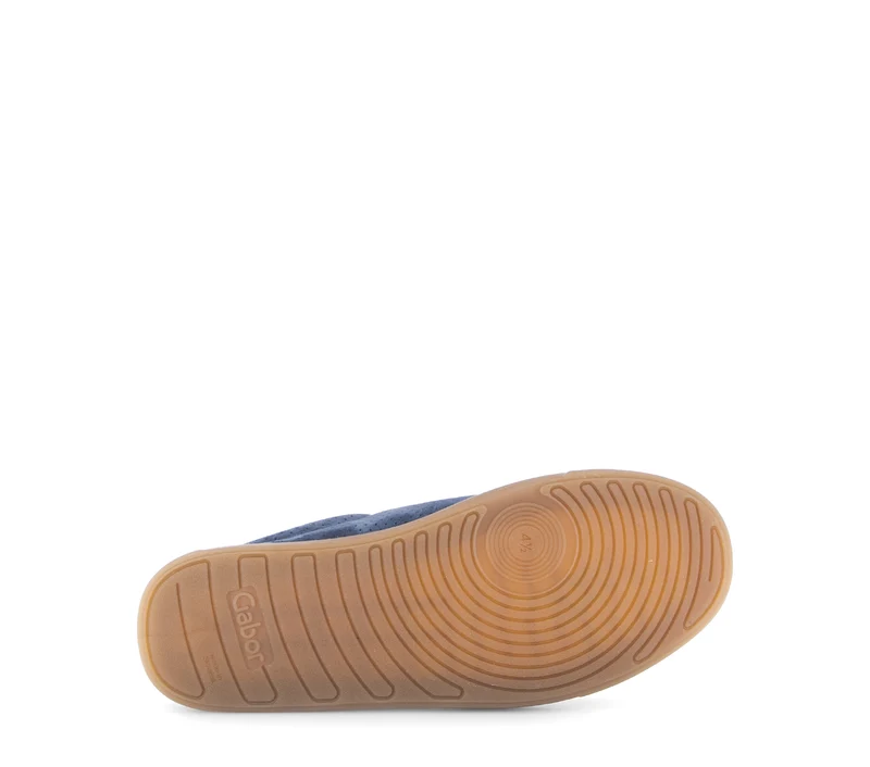 Baskets bleues en velours