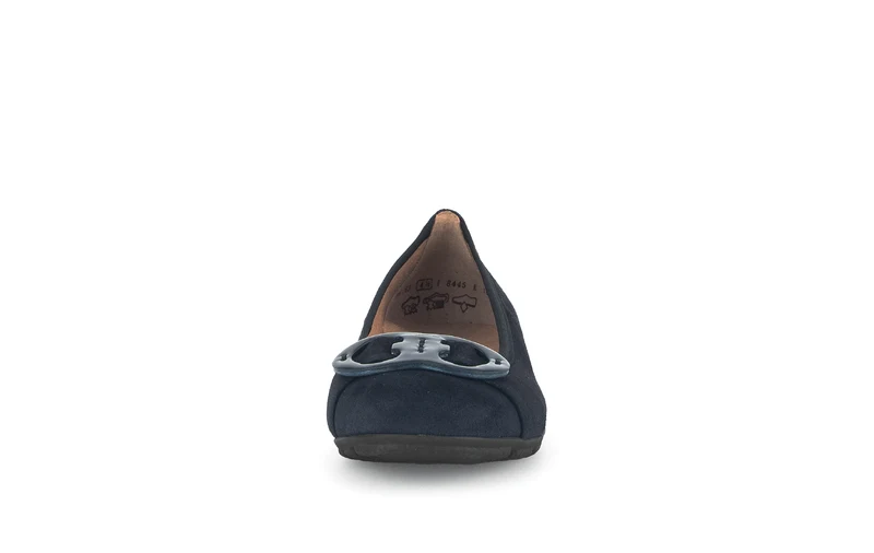 Ballerines bleues en velours