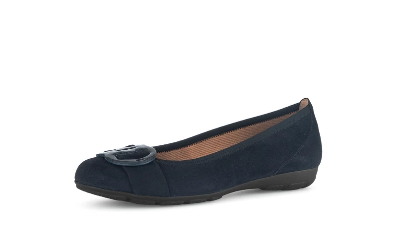 Ballerines bleues en velours