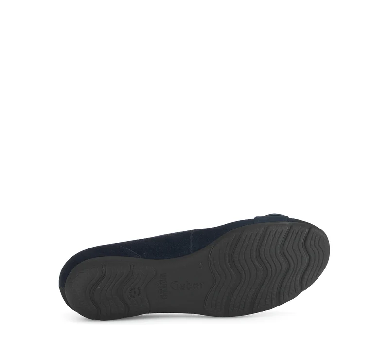 Ballerines bleues en velours