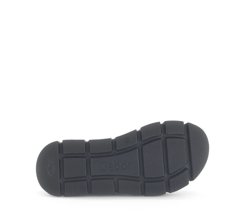 Mules noires en cuir lisse