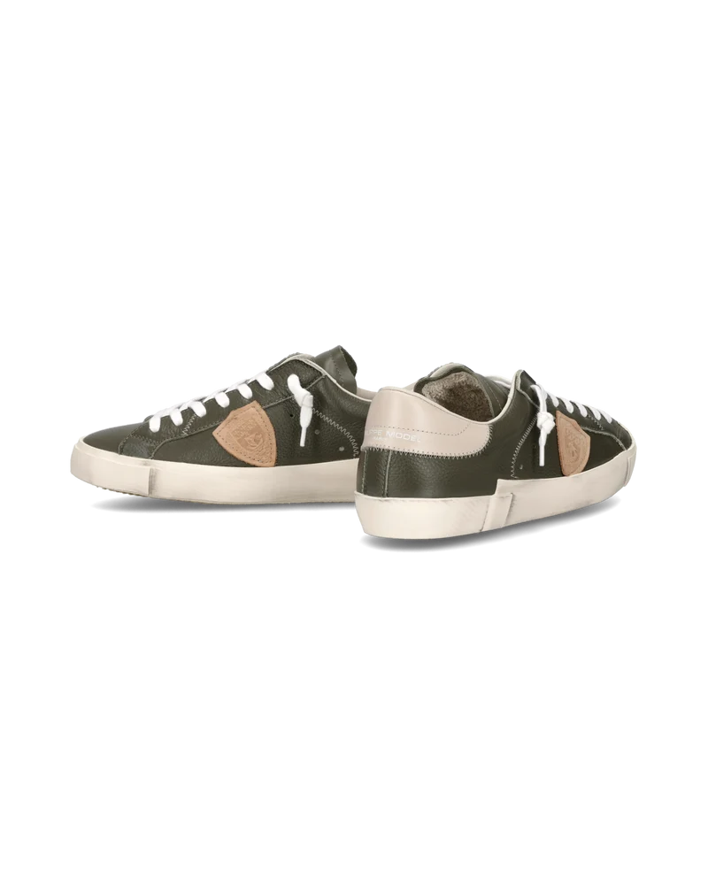 Sneakers Prsx Men, Military Green Beige