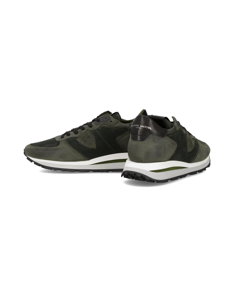 Sneakers Tropez Haute Running Men, Military Green White