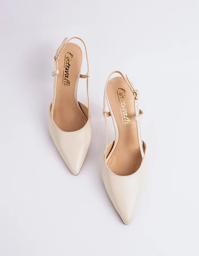 Eloria Off White Leather