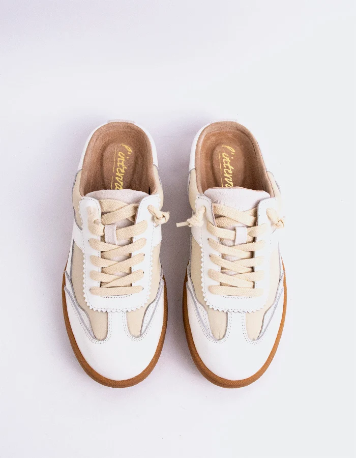 Solina Off White Leather