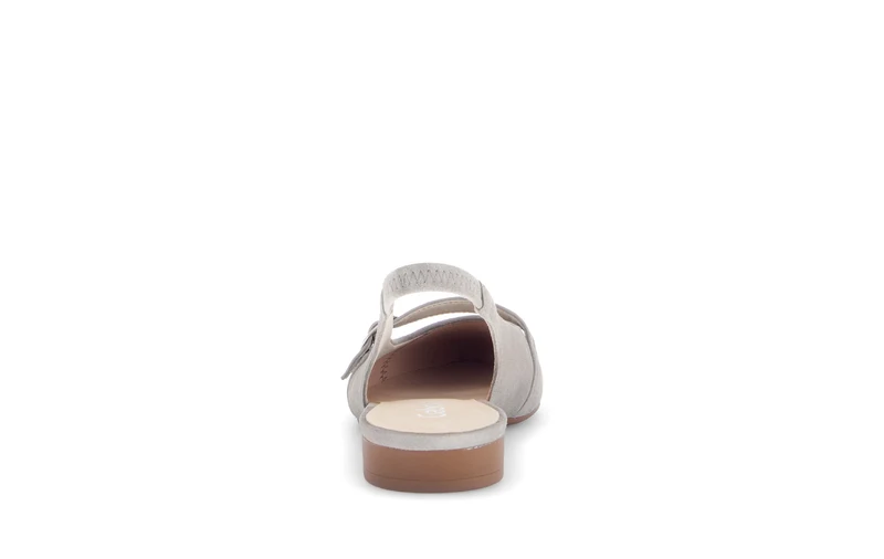 Escarpins beiges en cuir