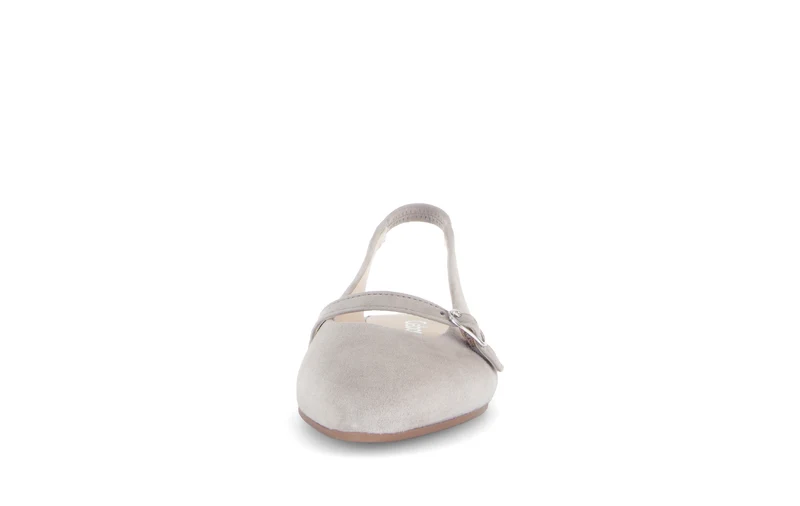 Escarpins beiges en cuir