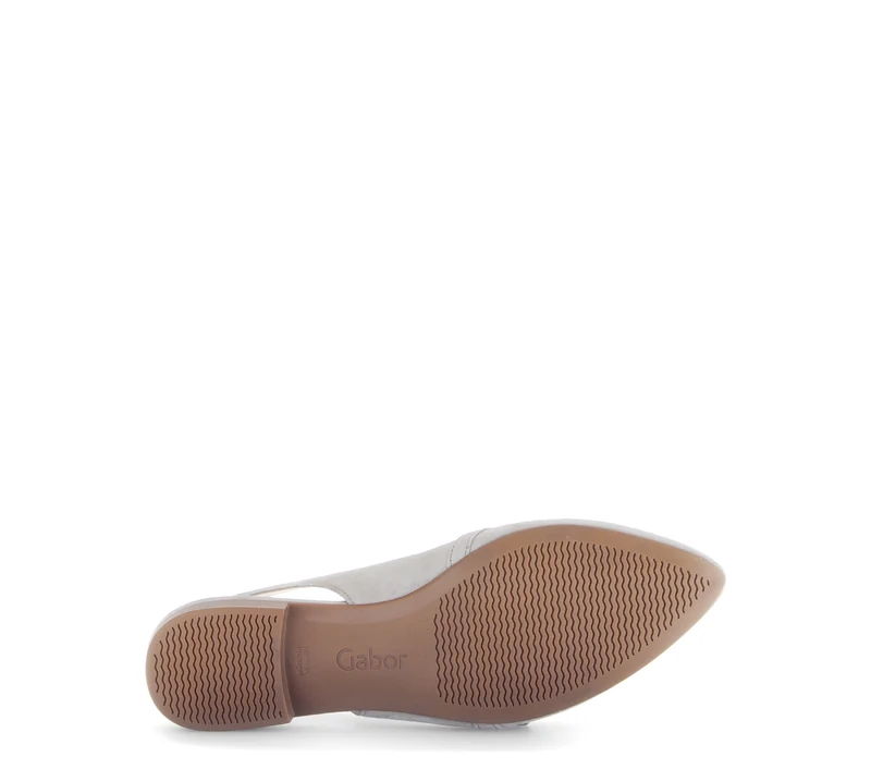 Escarpins beiges en cuir
