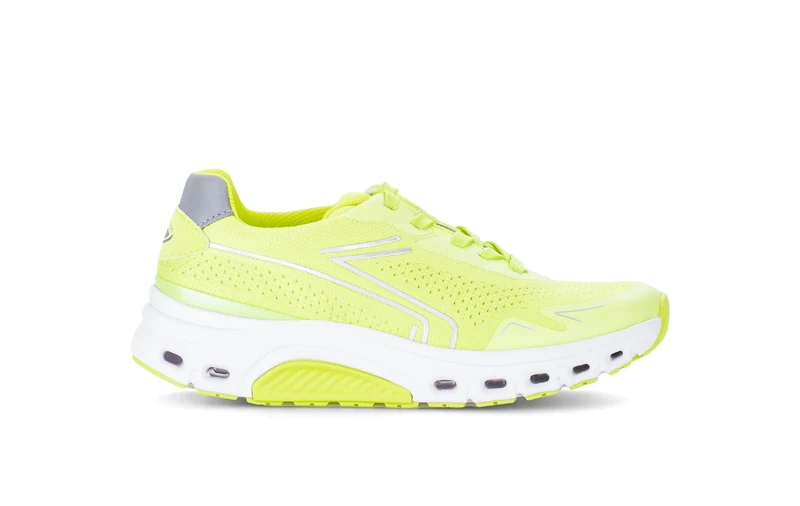 Baskets jaunes en cuir