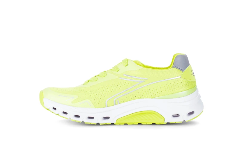Baskets jaunes en cuir