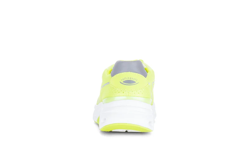 Baskets jaunes en cuir