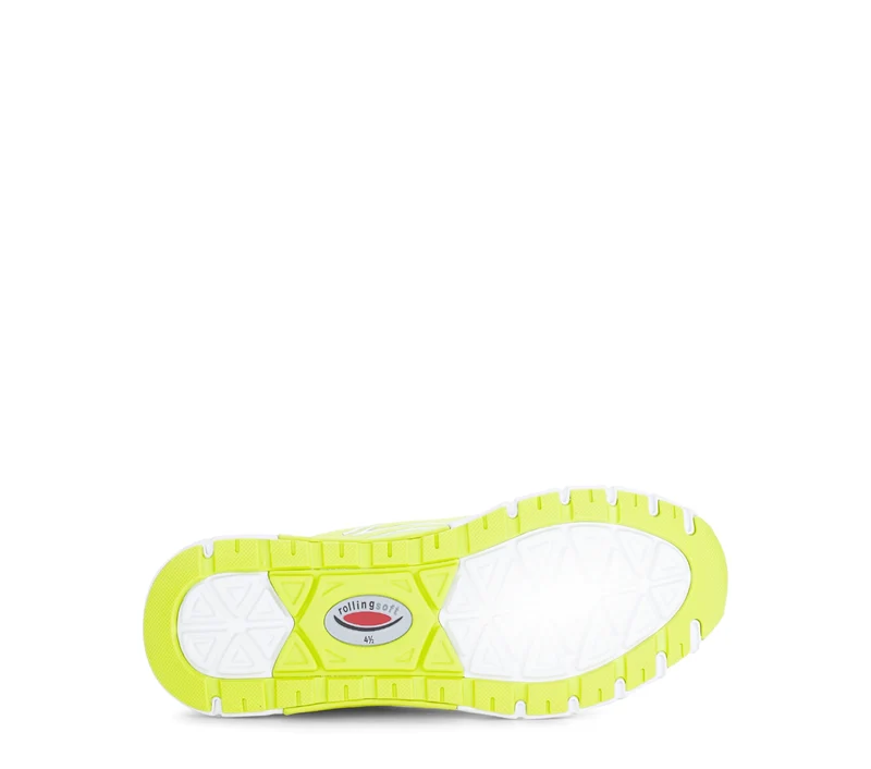 Baskets jaunes en cuir