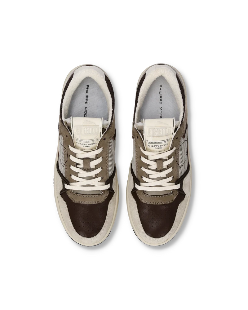 Sneakers La Grande Tennis Men, Sand Brown