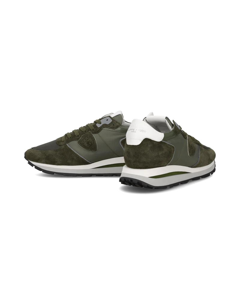 Sneakers Tropez Haute Running Men, Military Green White