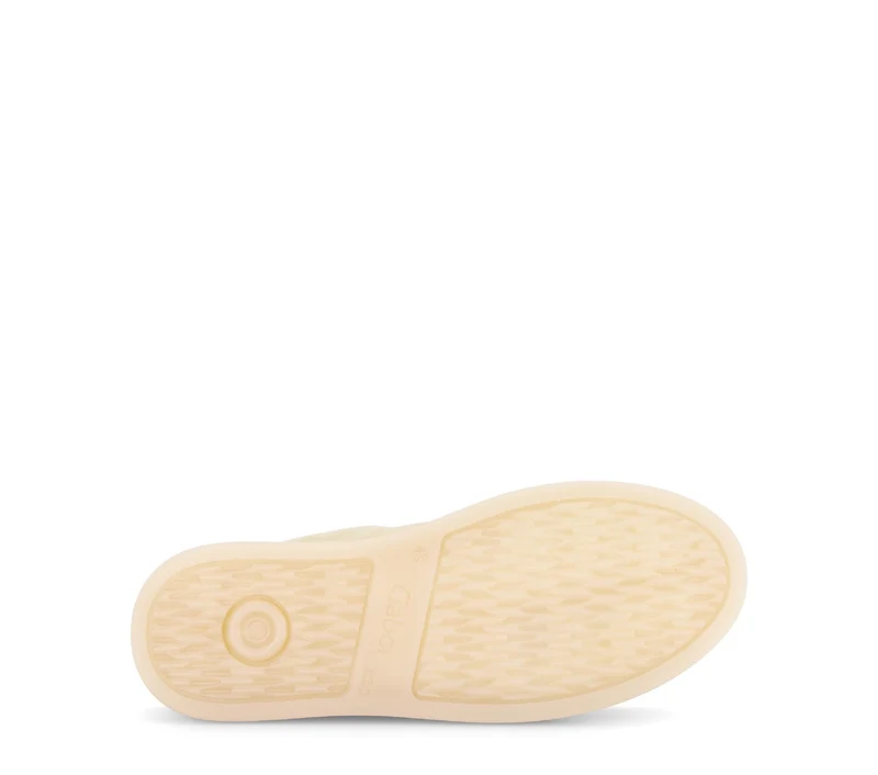Baskets jaunes en cuir