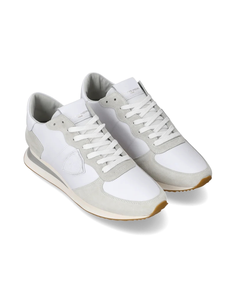 Men's Trpx Low-Top Sneakers in Leather, White