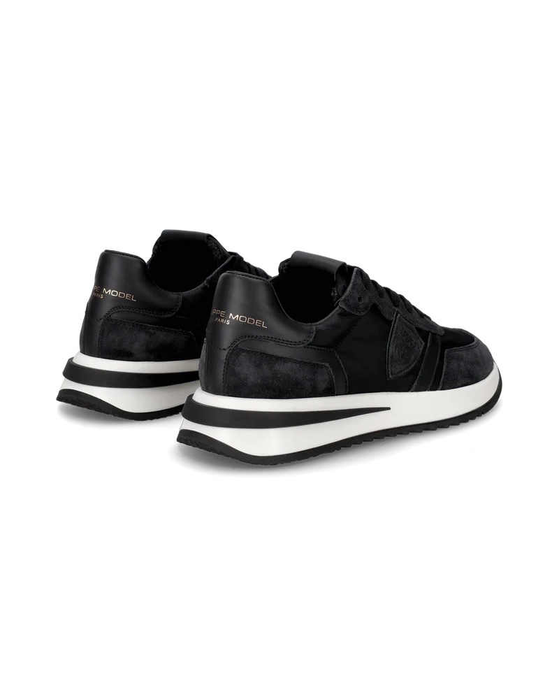 Women's Tropez 2.1 Low-Top Sneakers in Nylon And Leather, Black