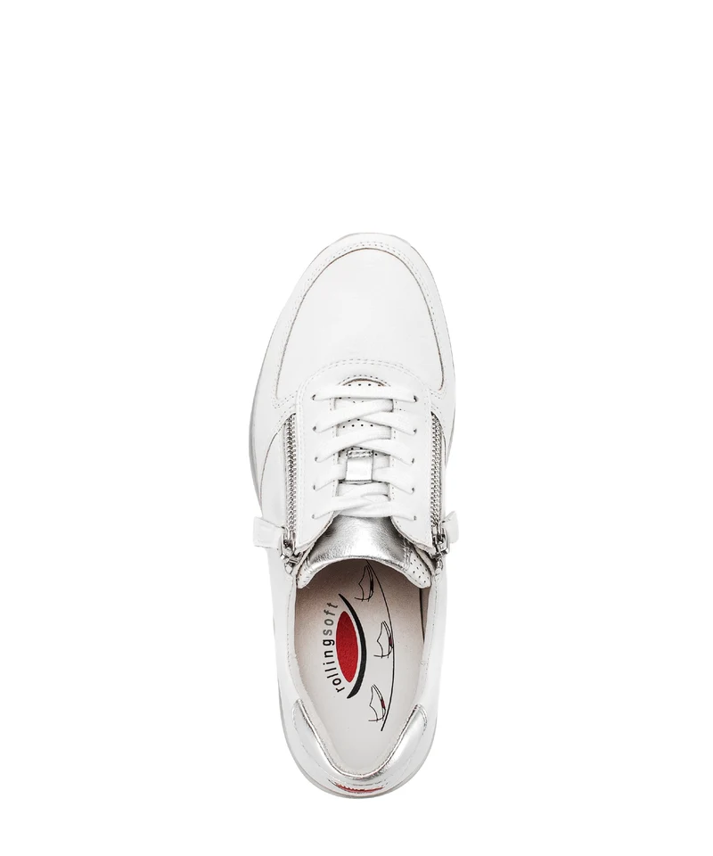Baskets blanches en cuir