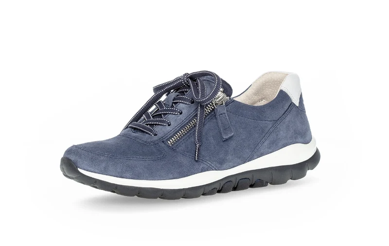 Baskets bleu marine en nubuck