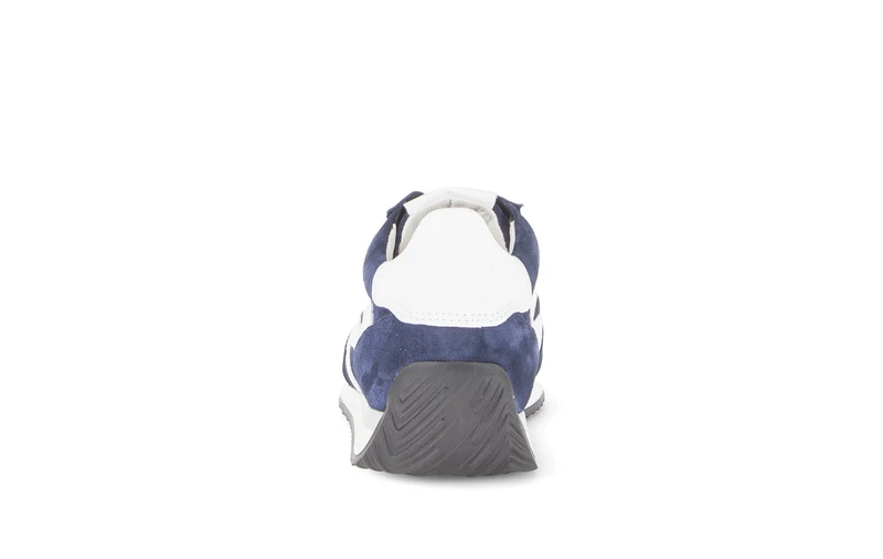 Baskets bleu marine en cuir