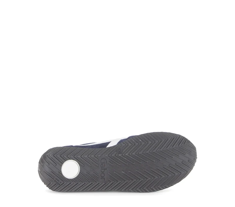 Baskets bleu marine en cuir