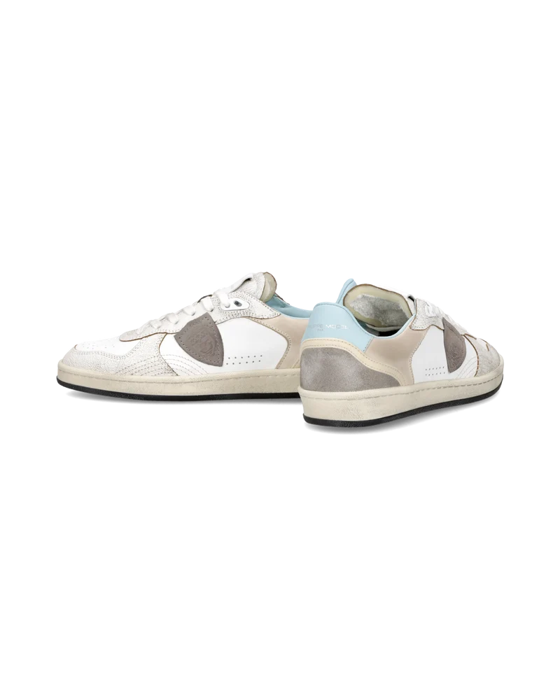 Sneakers Pgal Men, White Sky Blue