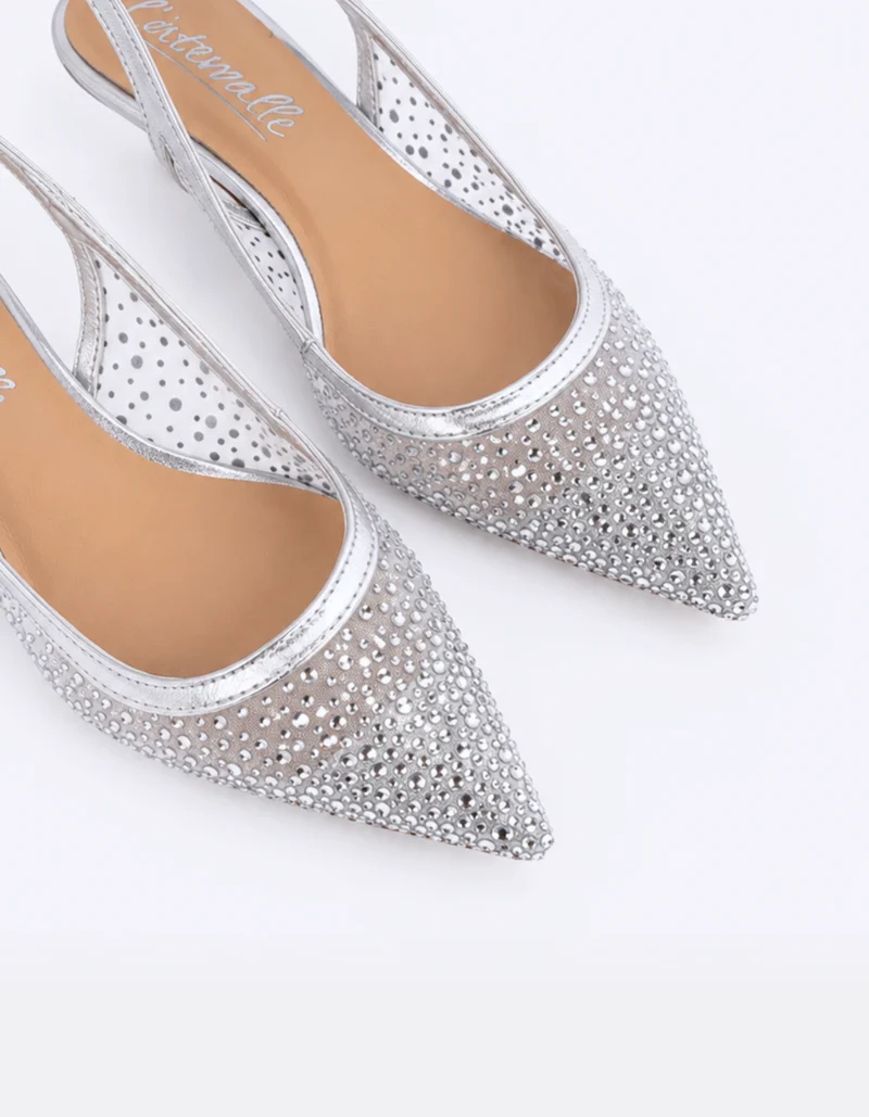Glimora Silver Mesh