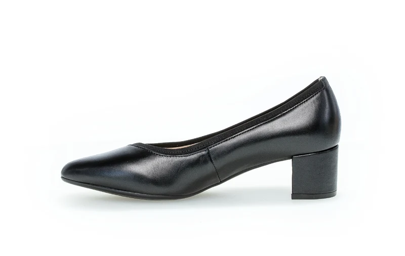 Trotteurs noirs en cuir