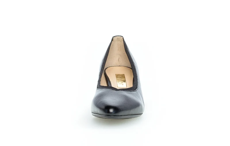 Trotteurs noirs en cuir